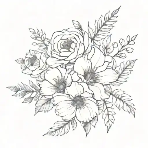 Birth Flower Bouquet