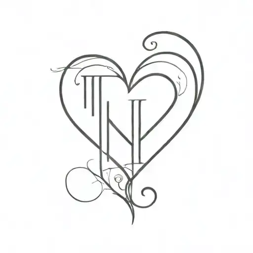 Love Heart With L And S Letter
