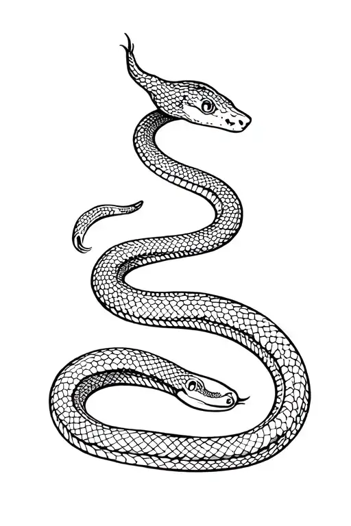 Cute Snake Slithering