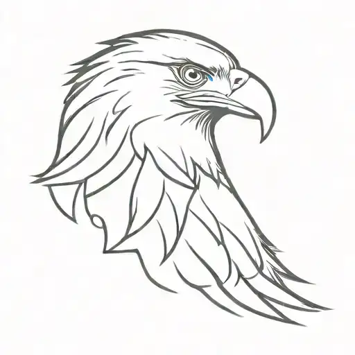 Eagle Head With Cardinal Points Dominates The Wind