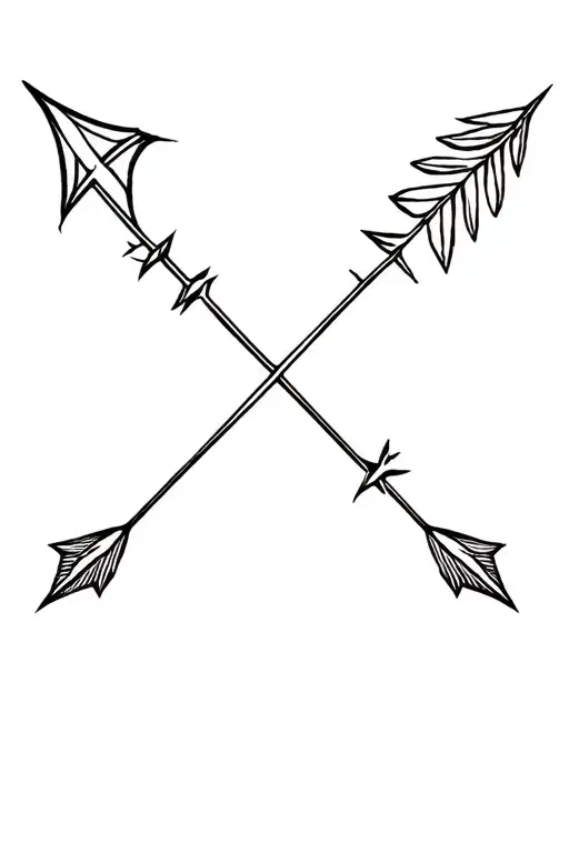 Arrow And Compass Rose
