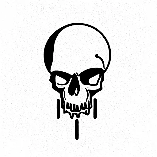 Scared Of Being Alone Skull