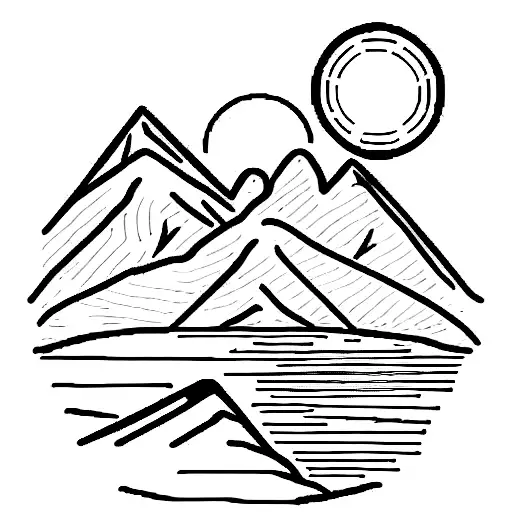 Mountain Bike Jeep Sun Sea Mountains