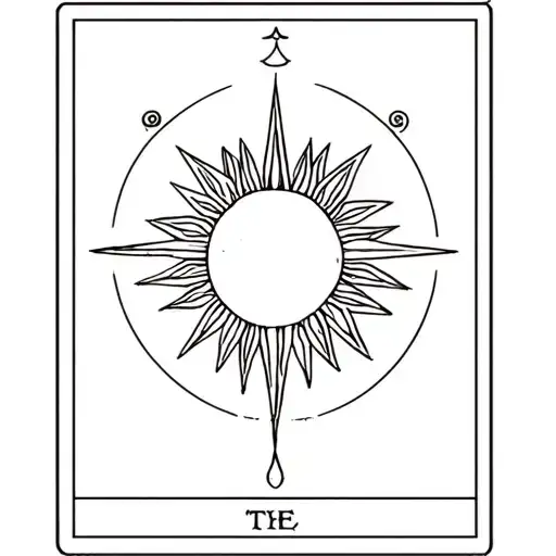 Tarot Card The Fool Woman Sun