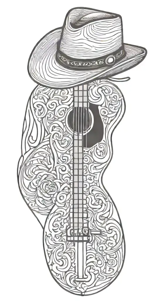 Cowboy Hat Guitar