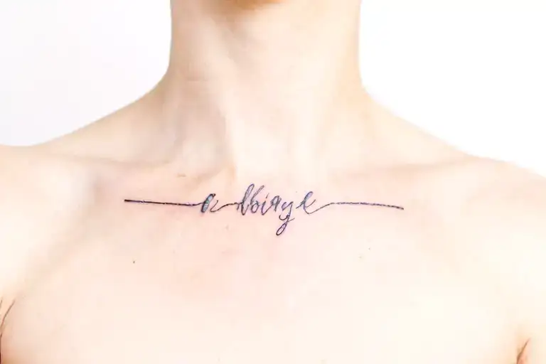 Collarbone Like An Script