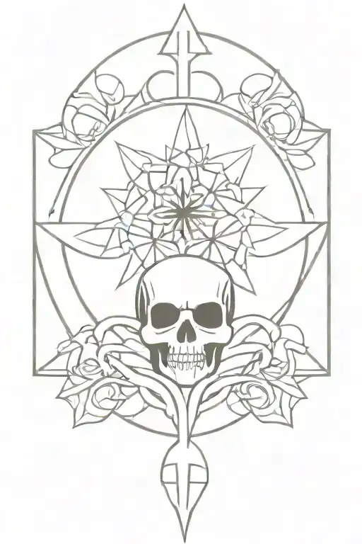 Aster Flower And The Word Papa Emeritus Iii