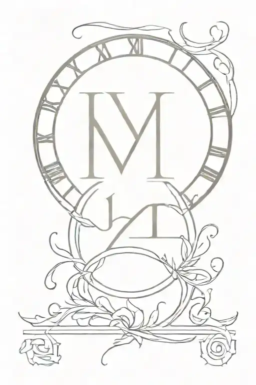 2016 In Roman Numerals Surrounded