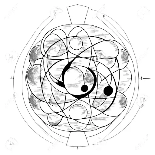 Moon Phases Vertical