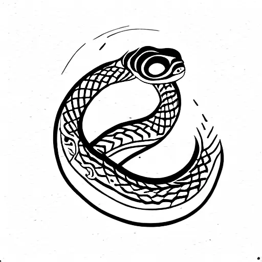 Snake In Asian Style