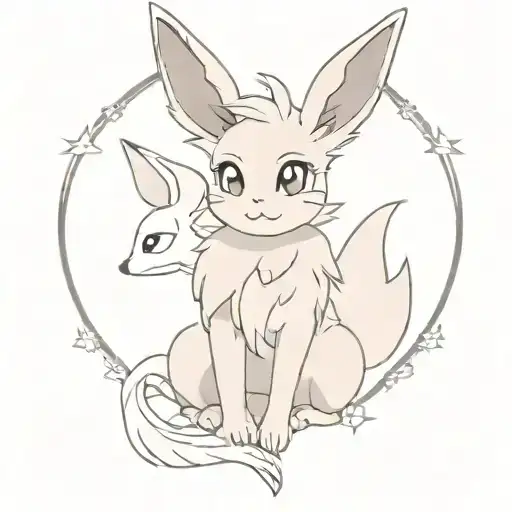 Eevee Pokemon Y Jisoo Blackpink Hold Ace Jack