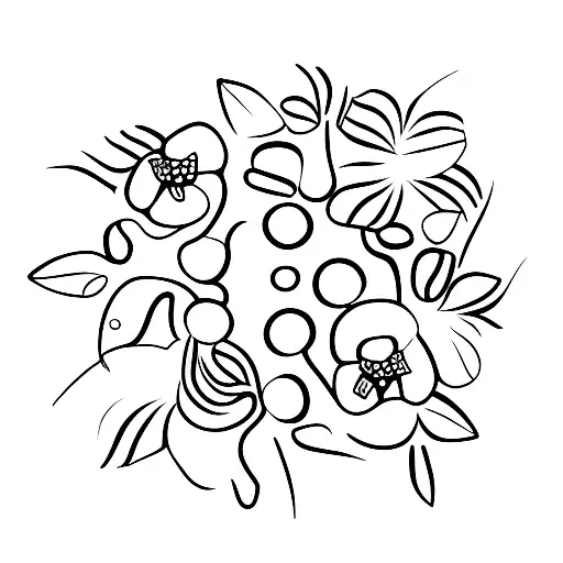 Bouquet With Ladybug