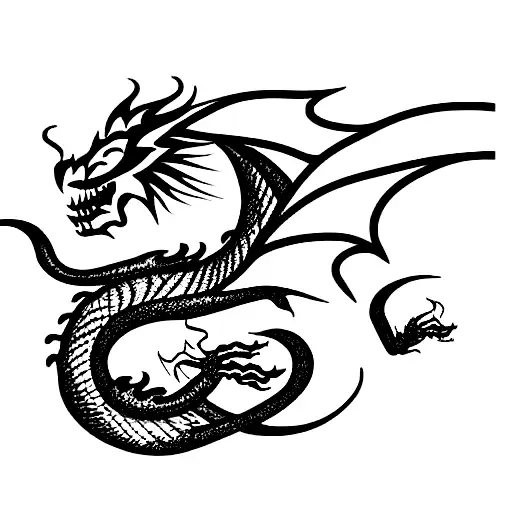 Stretched Out Dragon