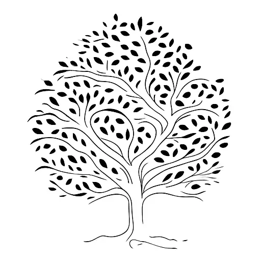 A Tree Made Of Books With Puzzle Pieces As Leaves