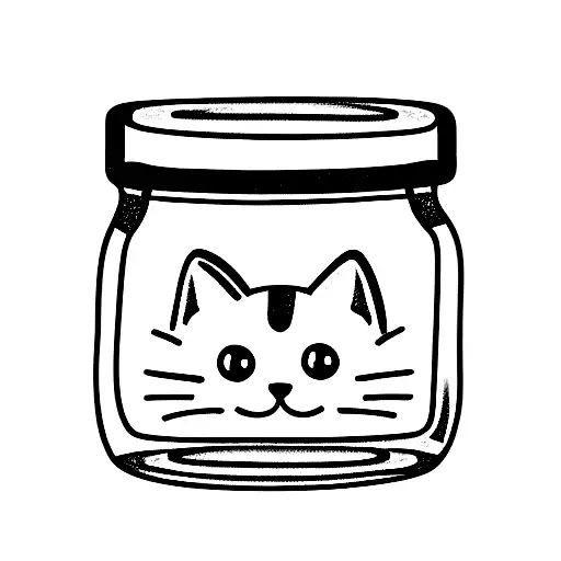 Cat In A Pickle Jar