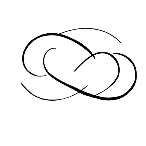 Abstract Two Part Tattoos Style