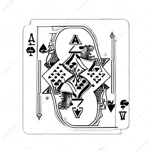 A Seven Of Hearts Card And Two Of Spades Card Overlapping Each Other At An Angle