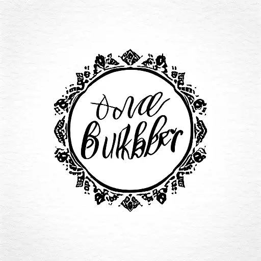 Bukber Inscription With Floral Ornament