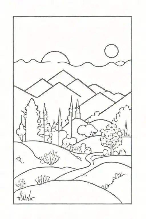 Outdoor Scene Featuring