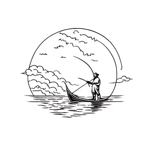 A Fisherman Entering Heaven