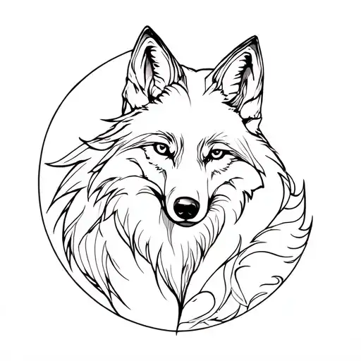 Wolf And Fox Full Body