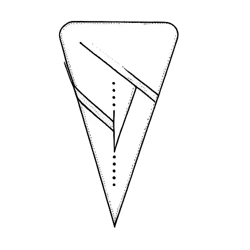 A Triangle Marker Arrow