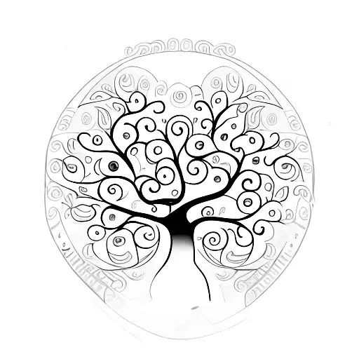 Tree Of Life Withe The Name Irina