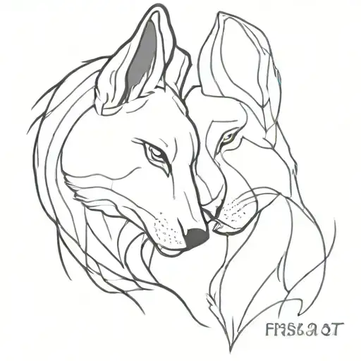 Rabbit Face And Wolf Face Kissing Each Other And Under Them The Numbers 224