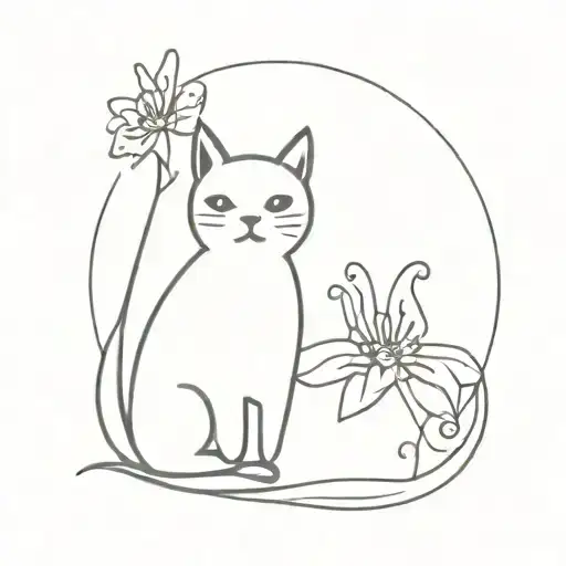 A Ladybug And Black Cat