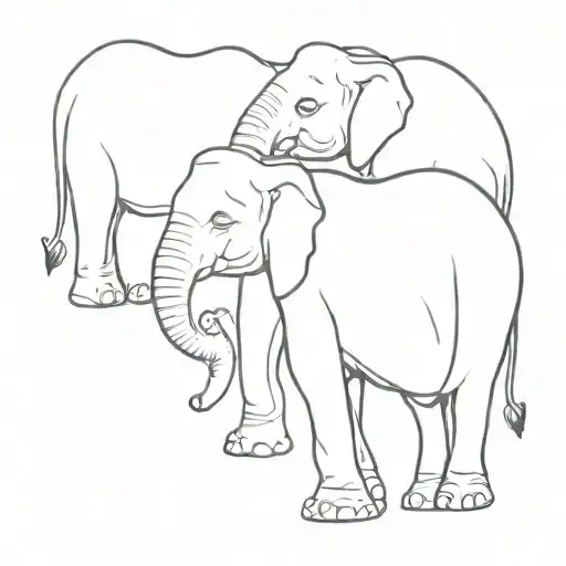Three Elephant Brothers