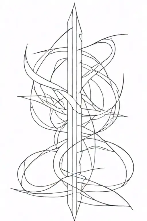 Shiv Trident Abstract Art