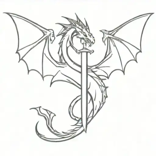 Dragons With Dagger
