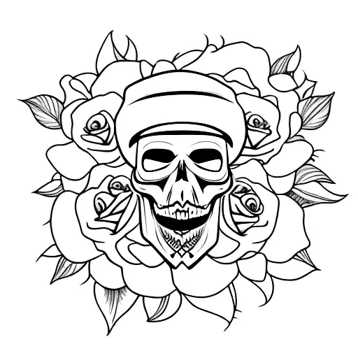 Skull And Roses