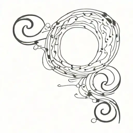 Faith Written With A Ying Yang Symbol