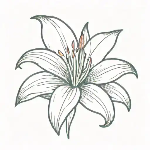 A Easter Lily Flower Very Basic