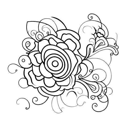 An Elegant Floral Pattern Inspired By Zouk Dance Movements