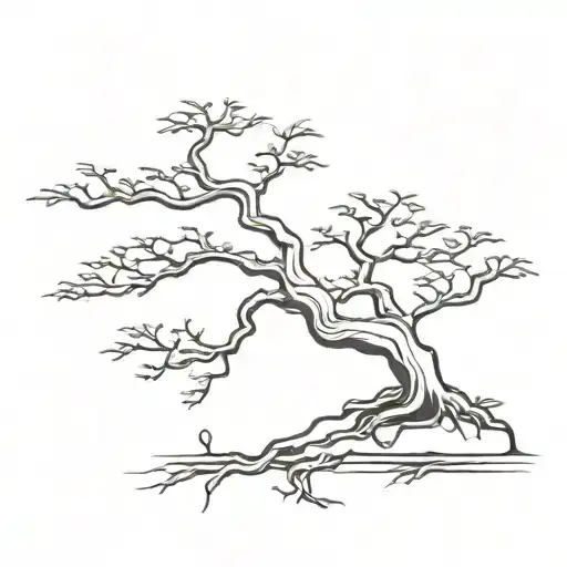 Eazy Bonsai Tree With Roots