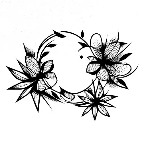 Floral Collarbone Design