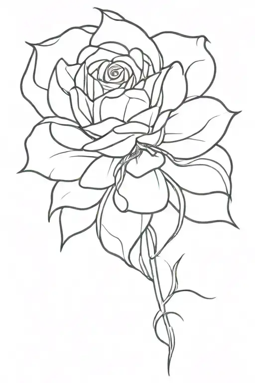 Spider Rose Refrigerator