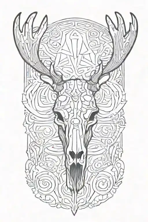 Moose Skull