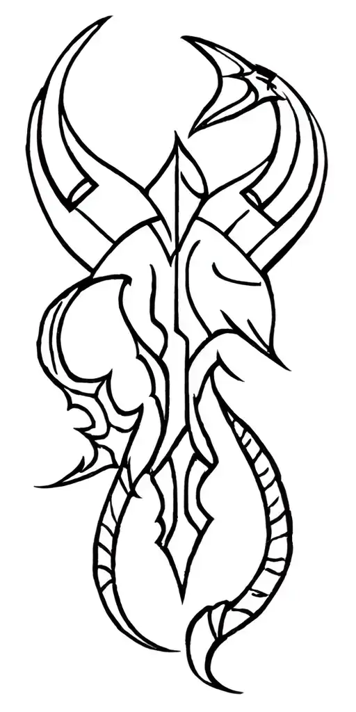 Viking Tattoo Inspired Design