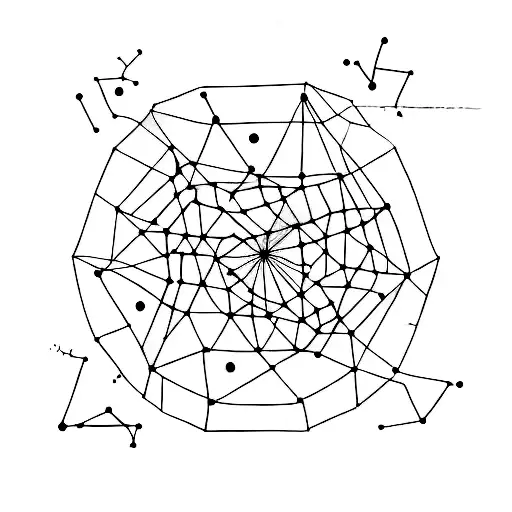 A Constellation Forming The Shape Of A Book