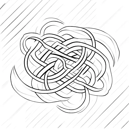 A Pharmacy Symbol Intertwined With Ocean Waves