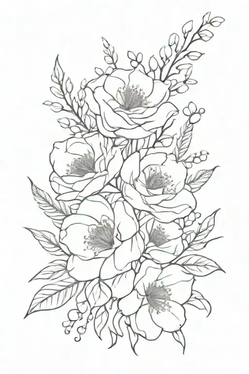 Birth Flower Bouquet