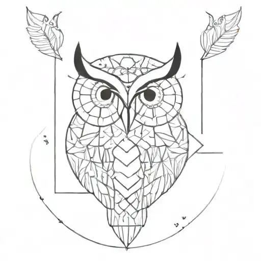 Incorporate Islamic Geometric Patterns Into An Owl Design