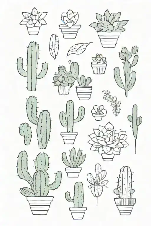 Aesthetic Cactus Creates