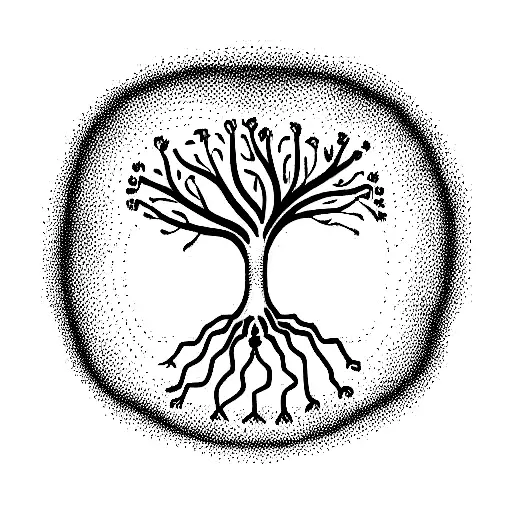 Eye With Tree Of Life Inaude