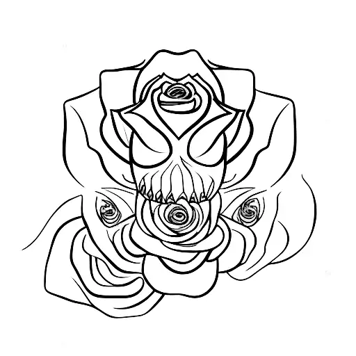 Snake Skull Rose