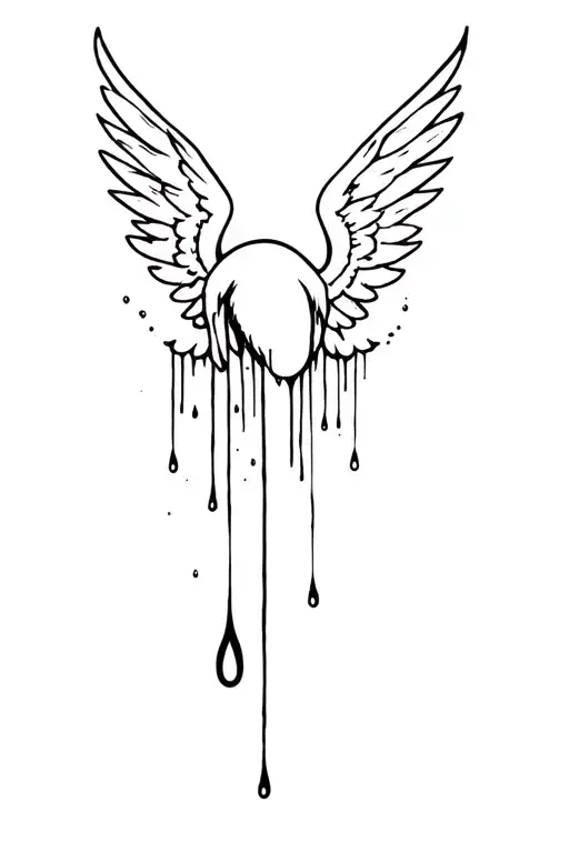 Cybersigilism Angel Tears Dripping