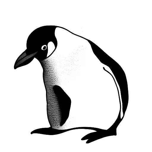 Penguin And Butterfly